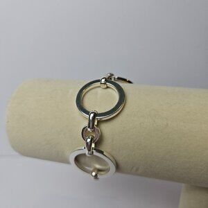 Lauren Ralph Lauren Marked Silver Chunky Chain Link Bracelet